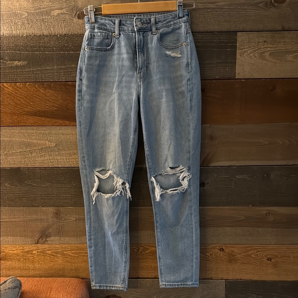 American Eagle Outfitters Blue Straight Leg Jeans